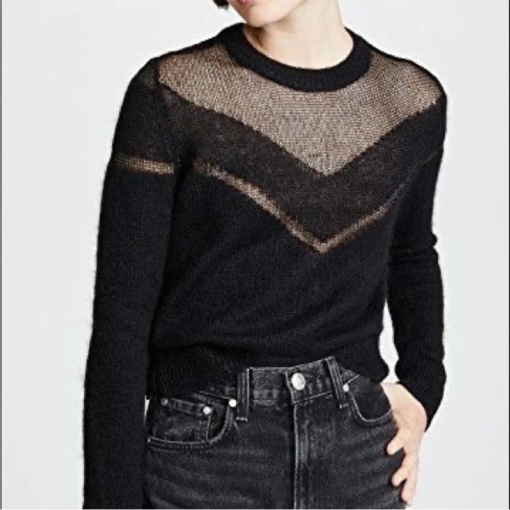 Rag & Bone Blaze Crewneck Mohair blend Sweater size XXS - Picture 5 of 7